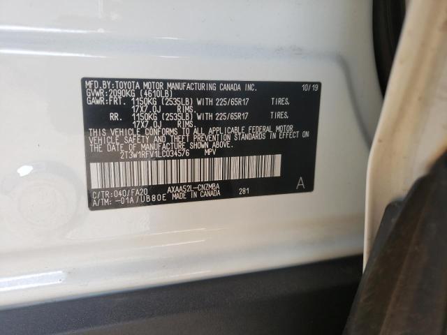 Photo 12 VIN: 2T3W1RFV1LC034576 - TOYOTA RAV4 XLE 