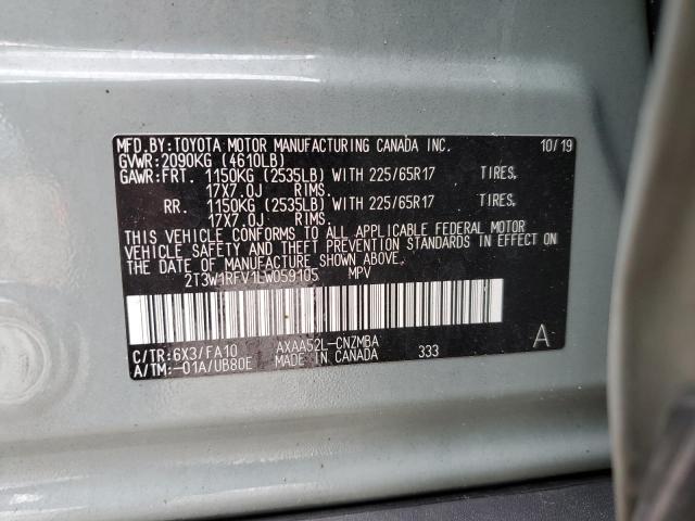 Photo 12 VIN: 2T3W1RFV1LW059105 - TOYOTA RAV4 