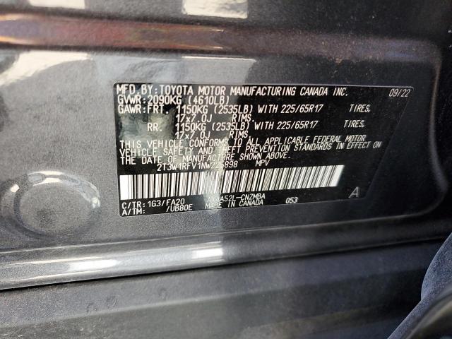 Photo 12 VIN: 2T3W1RFV1NW225898 - TOYOTA RAV4 XLE 