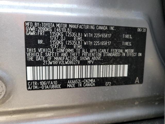 Photo 9 VIN: 2T3W1RFV2LW086278 - TOYOTA RAV4 XLE 