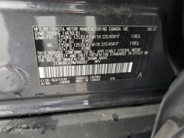 Photo 12 VIN: 2T3W1RFV2MW106093 - TOYOTA RAV4 XLE 