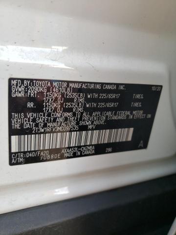 Photo 13 VIN: 2T3W1RFV3MC097535 - TOYOTA RAV4 XLE 