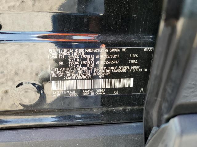 Photo 12 VIN: 2T3W1RFV3MW105213 - TOYOTA RAV4 XLE 