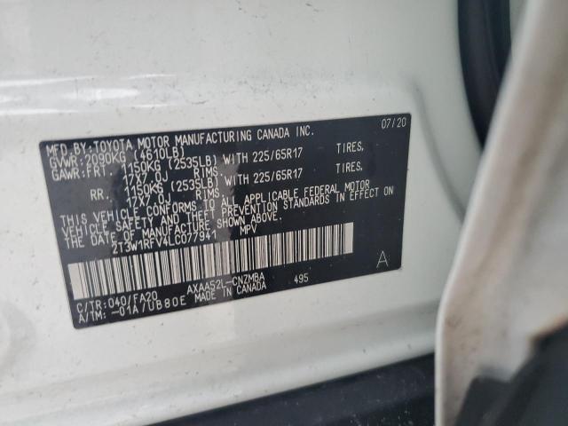 Photo 13 VIN: 2T3W1RFV4LC077941 - TOYOTA RAV4 XLE 