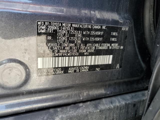 Photo 12 VIN: 2T3W1RFV4LW078568 - TOYOTA RAV4 