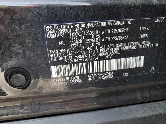 Photo 12 VIN: 2T3W1RFV4LW087254 - TOYOTA RAV4 