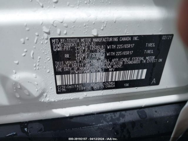 Photo 8 VIN: 2T3W1RFV4MC126850 - TOYOTA RAV4 