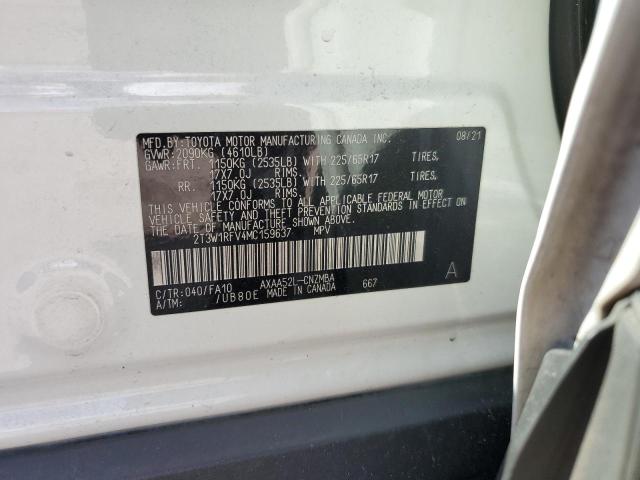 Photo 12 VIN: 2T3W1RFV4MC159637 - TOYOTA RAV4 XLE 