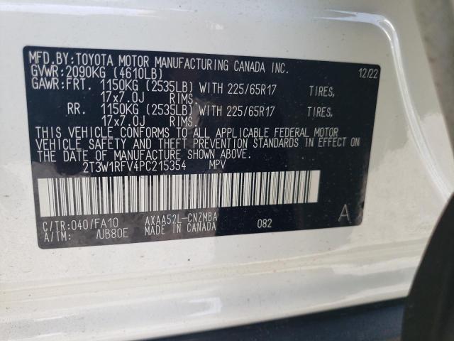 Photo 11 VIN: 2T3W1RFV4PC215354 - TOYOTA RAV4 