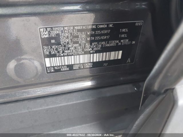 Photo 8 VIN: 2T3W1RFV4PC221834 - TOYOTA RAV4 