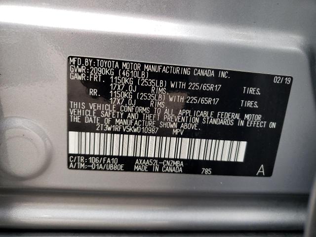 Photo 11 VIN: 2T3W1RFV5KW010987 - TOYOTA RAV4 