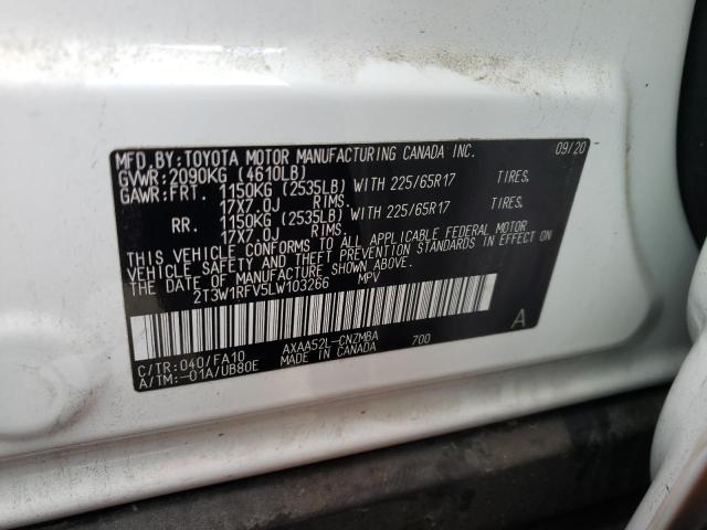 Photo 9 VIN: 2T3W1RFV5LW103266 - TOYOTA RAV4 