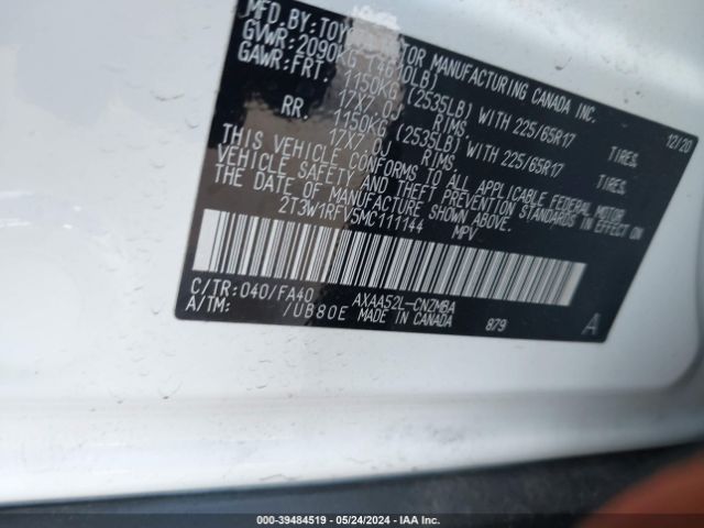 Photo 8 VIN: 2T3W1RFV5MC111144 - TOYOTA RAV4 