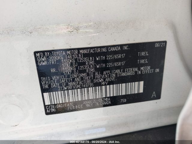 Photo 8 VIN: 2T3W1RFV5MC149795 - TOYOTA RAV4 