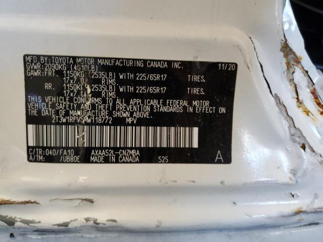 Photo 11 VIN: 2T3W1RFV5MW118772 - TOYOTA RAV4 XLE 