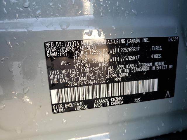 Photo 13 VIN: 2T3W1RFV5MW148337 - TOYOTA RAV4 XLE 