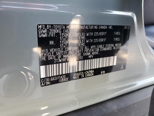 Photo 12 VIN: 2T3W1RFV5NW204293 - TOYOTA RAV4 