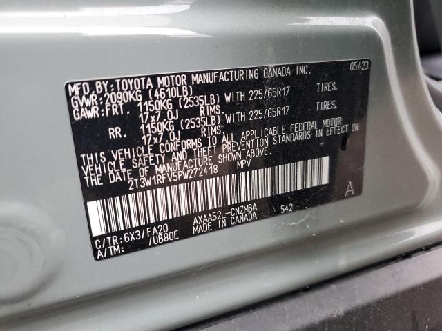 Photo 12 VIN: 2T3W1RFV5PW272418 - TOYOTA RAV4 XLE 