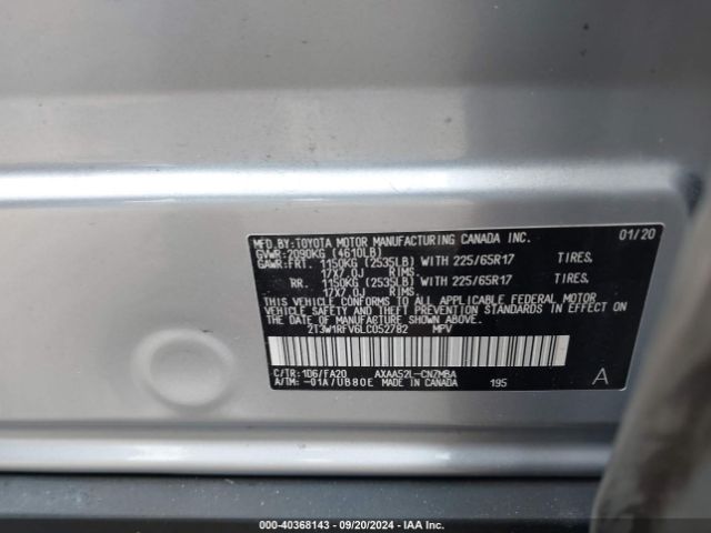 Photo 8 VIN: 2T3W1RFV6LC052782 - TOYOTA RAV4 