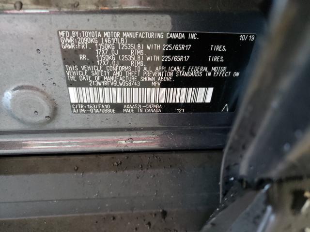 Photo 9 VIN: 2T3W1RFV6LW058743 - TOYOTA RAV4 XLE 