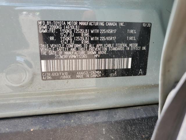 Photo 11 VIN: 2T3W1RFV6MW112365 - TOYOTA RAV4 