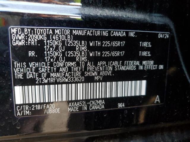 Photo 12 VIN: 2T3W1RFV6RW333620 - TOYOTA RAV4 XLE 