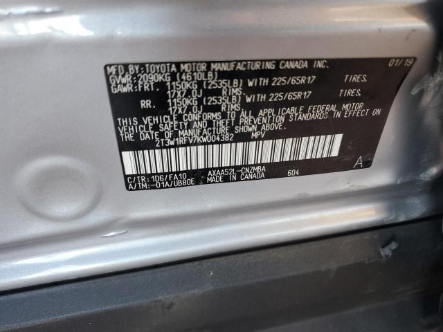 Photo 12 VIN: 2T3W1RFV7KW004382 - TOYOTA RAV4 XLE 