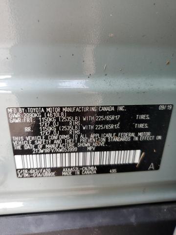 Photo 13 VIN: 2T3W1RFV7KW053999 - TOYOTA RAV4 XLE 