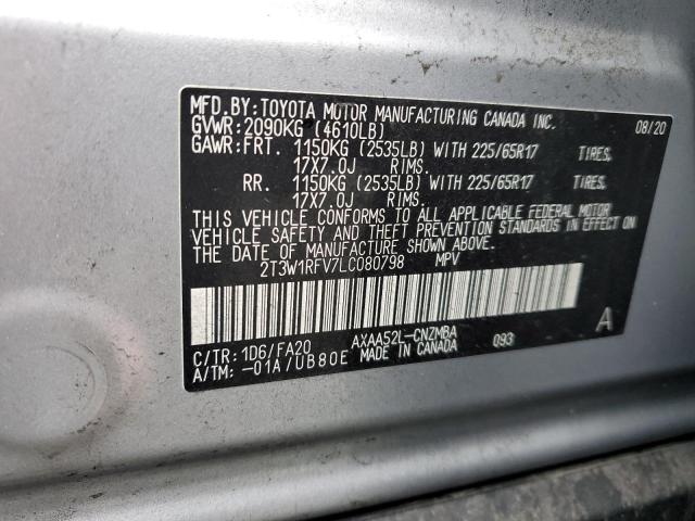 Photo 12 VIN: 2T3W1RFV7LC080798 - TOYOTA RAV4 XLE 