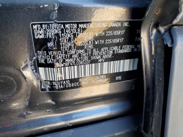 Photo 11 VIN: 2T3W1RFV7LC085337 - TOYOTA RAV4 