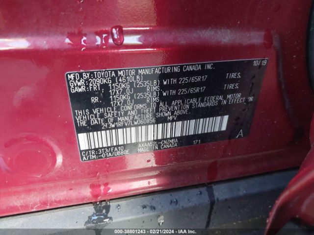 Photo 8 VIN: 2T3W1RFV7LW060856 - TOYOTA RAV4 