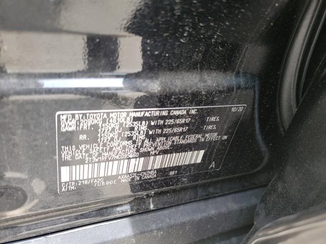 Photo 9 VIN: 2T3W1RFV7MC095660 - TOYOTA RAV4 XLE 