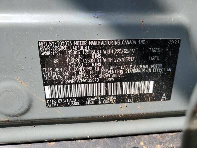 Photo 11 VIN: 2T3W1RFV7MW139879 - TOYOTA RAV4 