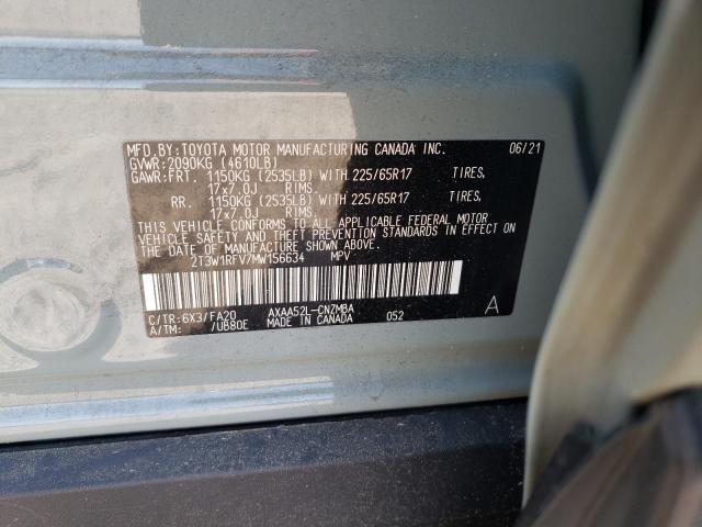 Photo 9 VIN: 2T3W1RFV7MW156634 - TOYOTA RAV4 XLE 