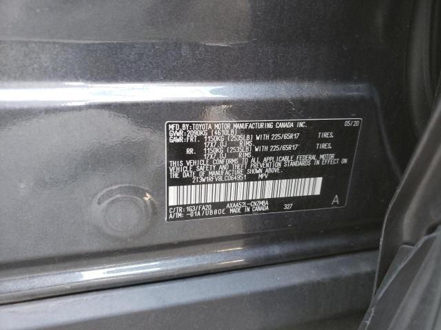 Photo 9 VIN: 2T3W1RFV8LC064951 - TOYOTA RAV4 XLE 