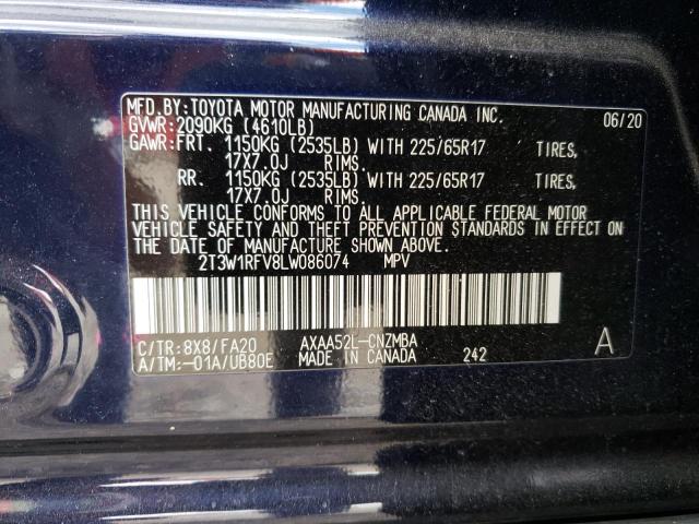 Photo 13 VIN: 2T3W1RFV8LW086074 - TOYOTA RAV4 XLE 