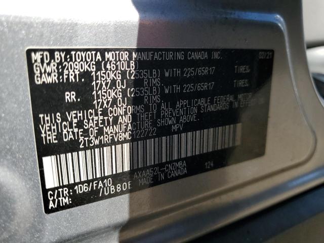 Photo 13 VIN: 2T3W1RFV8MC122722 - TOYOTA RAV4 