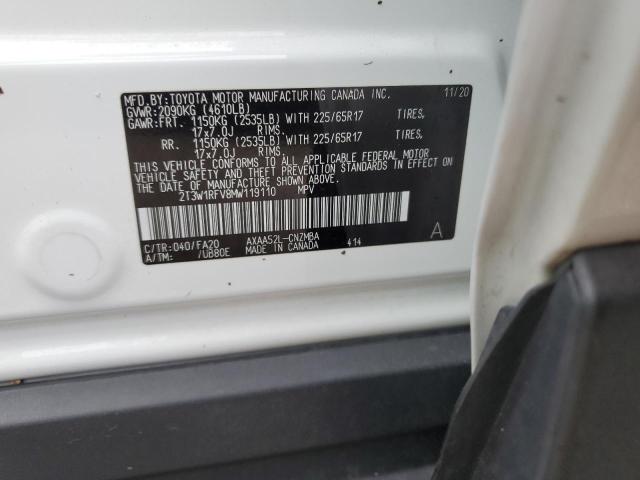 Photo 13 VIN: 2T3W1RFV8MW119110 - TOYOTA RAV4 XLE 