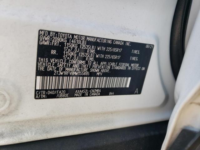 Photo 11 VIN: 2T3W1RFV8MW155895 - TOYOTA RAV4 XLE 