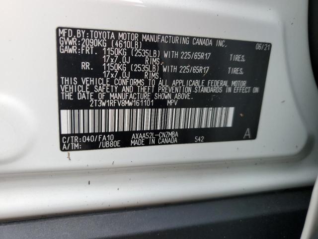 Photo 13 VIN: 2T3W1RFV8MW161101 - TOYOTA RAV4 XLE 