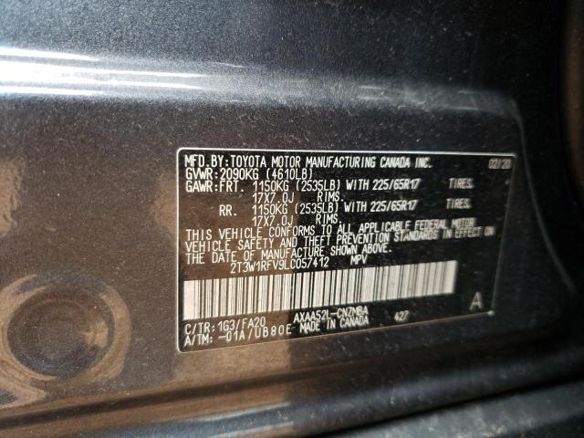 Photo 11 VIN: 2T3W1RFV9LC057412 - TOYOTA RAV4 XLE 