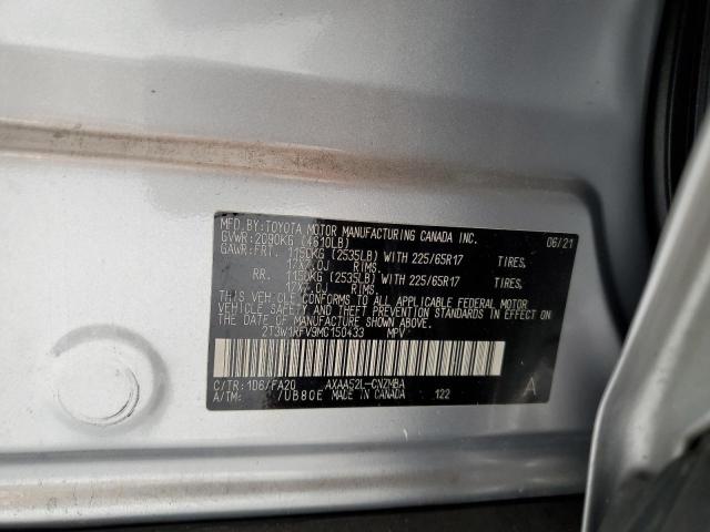 Photo 12 VIN: 2T3W1RFV9MC150433 - TOYOTA RAV4 XLE 