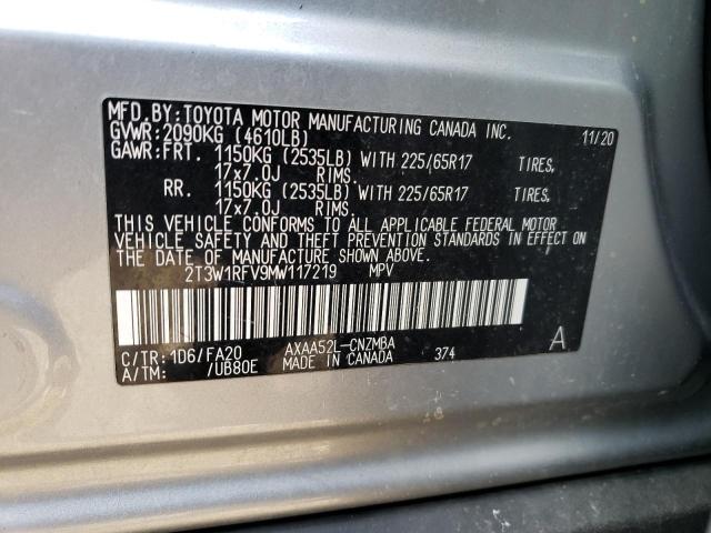 Photo 11 VIN: 2T3W1RFV9MW117219 - TOYOTA RAV4 