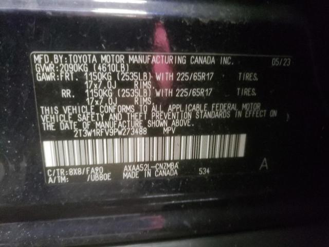 Photo 12 VIN: 2T3W1RFV9PW273488 - TOYOTA RAV4 XLE 