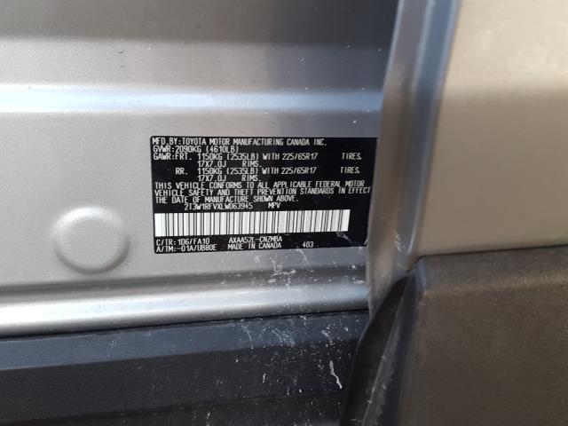 Photo 9 VIN: 2T3W1RFVXLW063945 - TOYOTA RAV4 XLE 