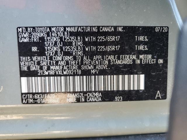 Photo 13 VIN: 2T3W1RFVXLW092118 - TOYOTA RAV4 