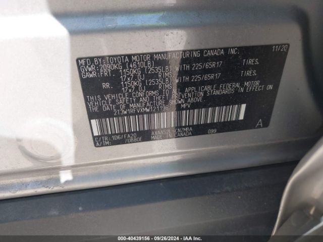 Photo 8 VIN: 2T3W1RFVXMW121196 - TOYOTA RAV4 