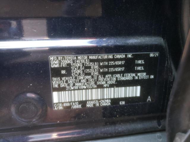 Photo 9 VIN: 2T3W1RFVXMW155784 - TOYOTA RAV4 XLE 