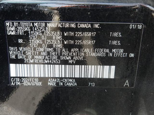 Photo 9 VIN: 2T3WFREV0JW442453 - TOYOTA RAV4 ADVEN 