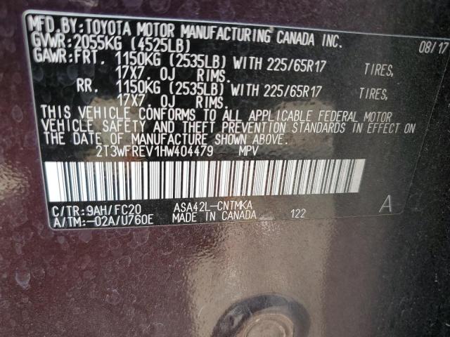 Photo 13 VIN: 2T3WFREV1HW404479 - TOYOTA RAV4 